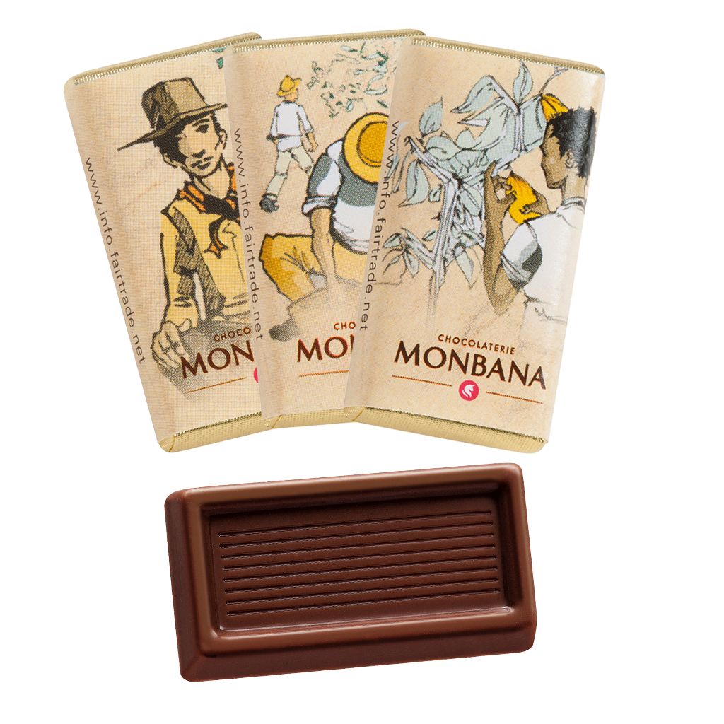 Mini Chocolatina Comercio Equitable. (500ud)